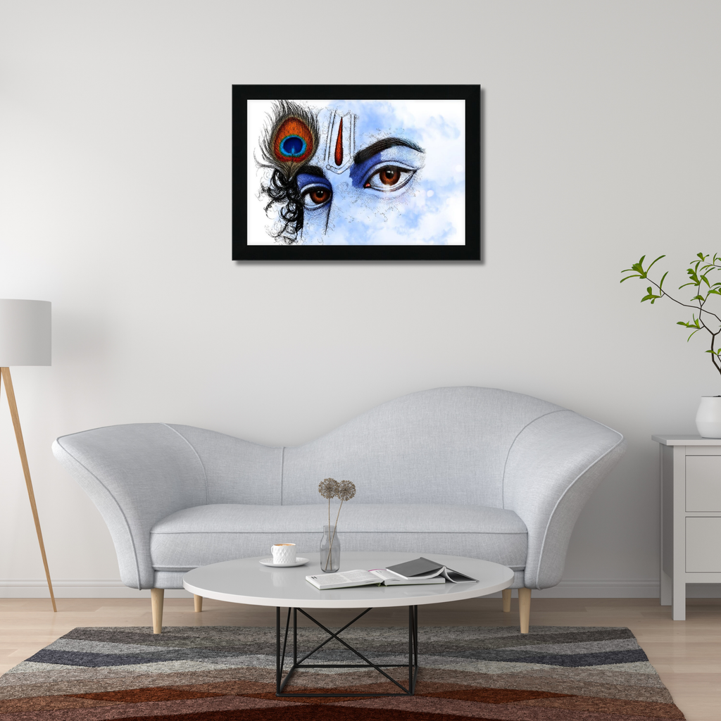 Krishna Eyes Painting