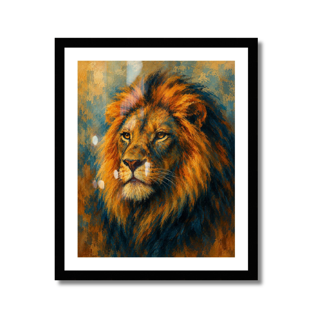 Lion Portrait Painting