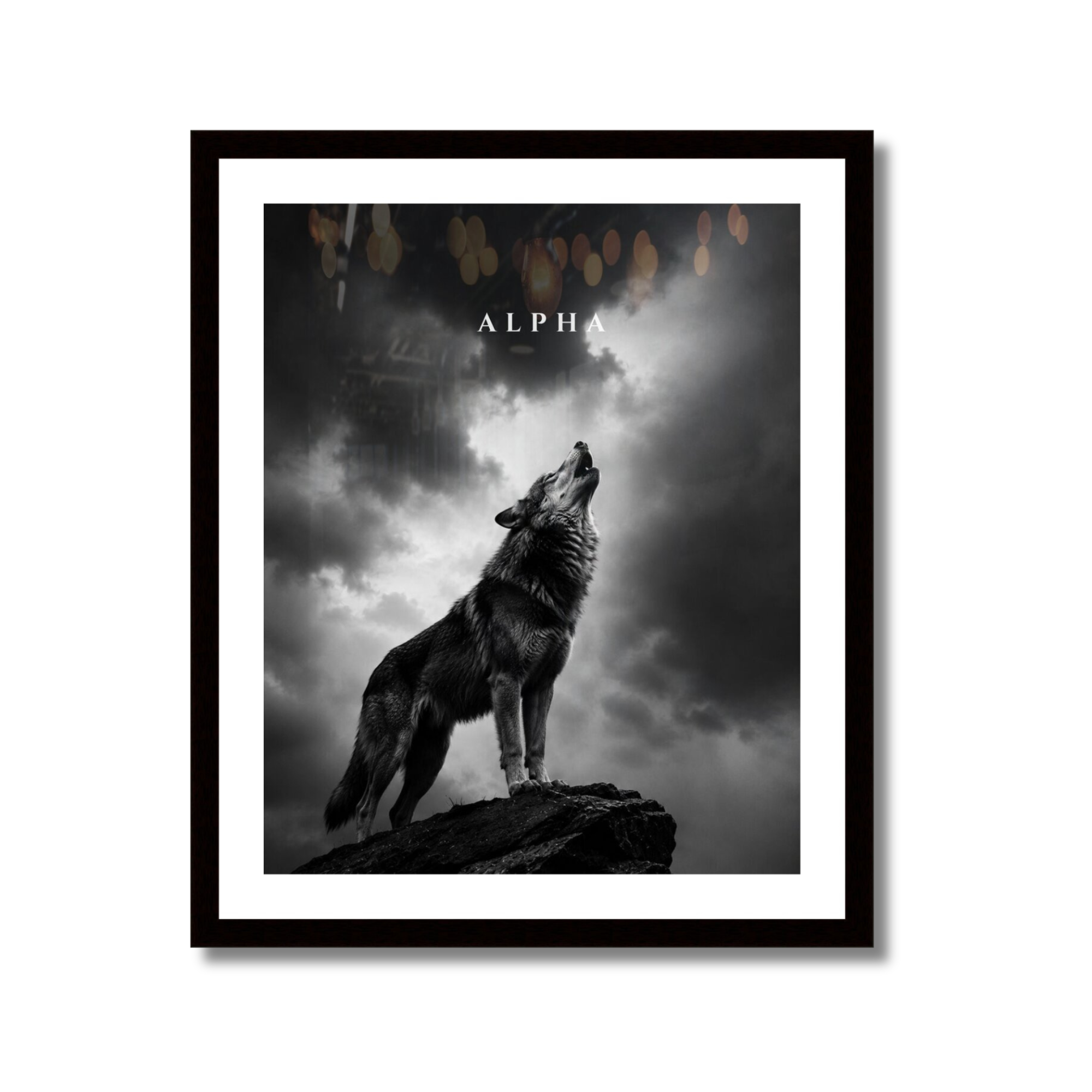 Alpha Wolf Wall Art