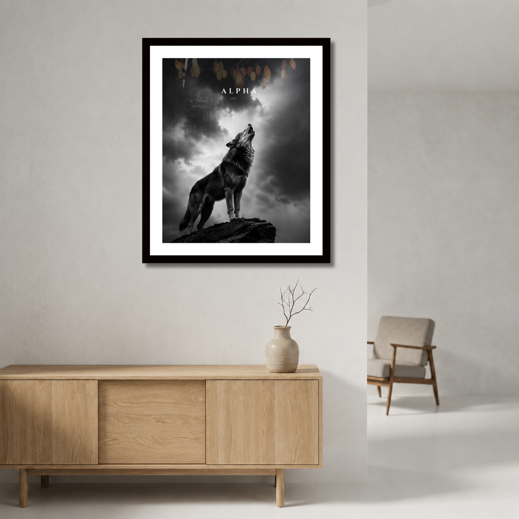 Alpha Wolf Wall Art