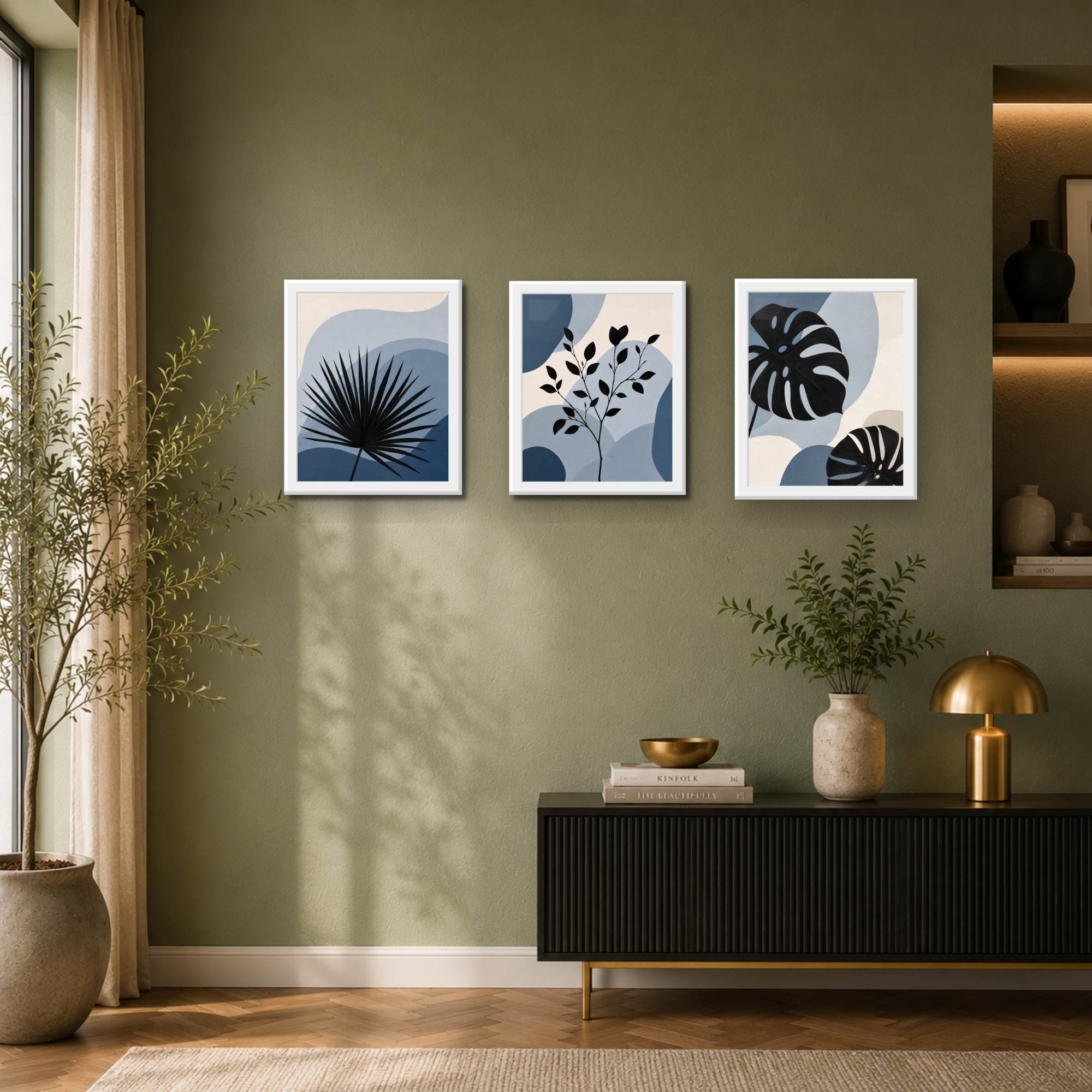 Botanical Silhouette Set of 3